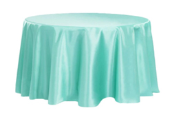 Light Turquoise Table Linens color from Absolute Rentals, San Antonio.